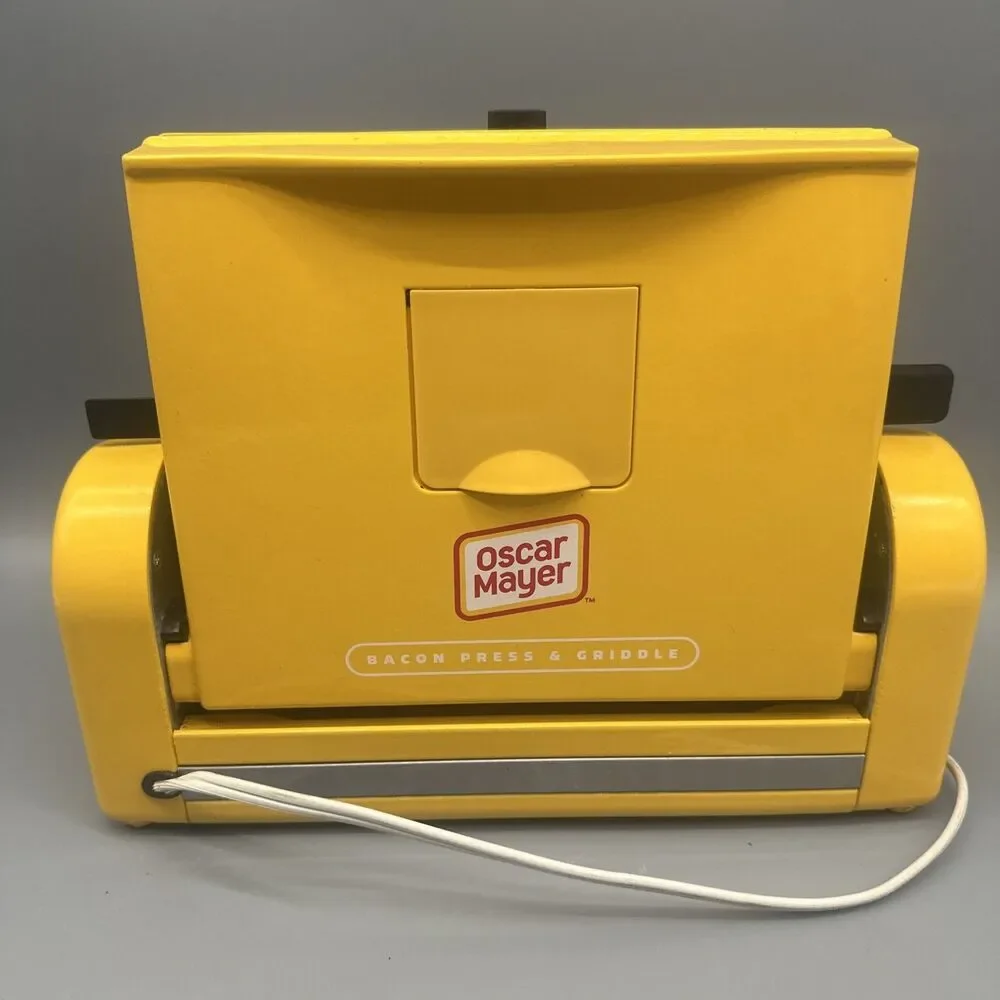 Oscar Mayer Yellow Bacon Press & Griddle Model OMFBG2YW Nostalgia Products Rare